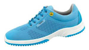 ESD Blue Knitted textile pattern uppers safety Trainer 31773