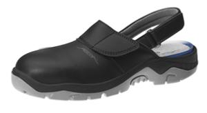 Black Microfibre uppers Safety Clogs with removable insole 2125