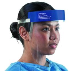 100 Disposable Anti-Fog Face Shields