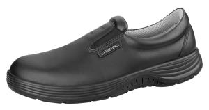 Black Smooth Leather Slip-On Shoe