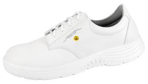 White ESD Microfibre Lace-Up Shoes