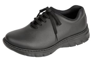 Altea Black Microfibre Lace up Shoes