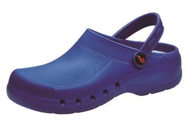 Blue Washable Nursing Clogs