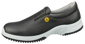 ESD Black Microfibre Slip on SAFETY Shoe SRC Anti Slip 31741