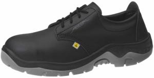 ESD Black Smooth Leather Safety Shoes SRC Slip 32136