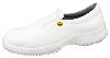 ESD White Microfibfre Slip on SAFETY Steel toe cap Shoe 31740