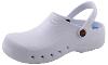 White Washable SRC Comfort Nursing Clogs