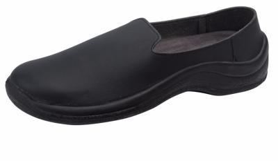 Black Washable Microfibre Slip on Shoes