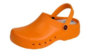 Orange Washable SRC Comfort Nursing Clogs