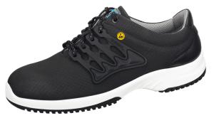 ESD Black Functional leather honeycomb pattern safety Trainer 31761