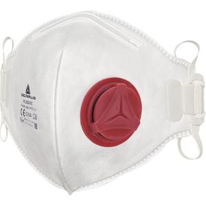 10 Disposable Half-Face Masks with a Valve