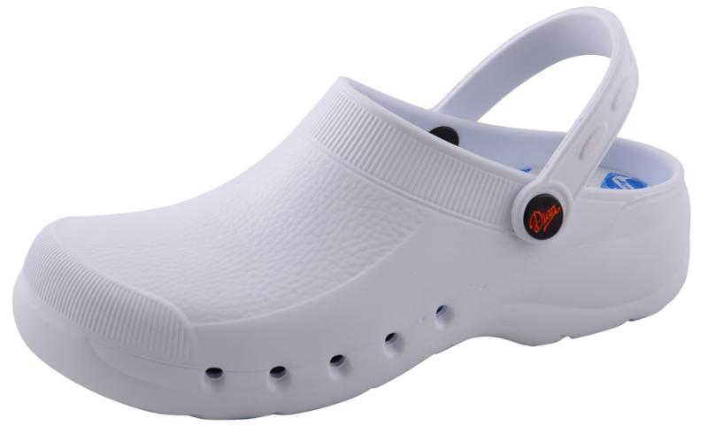 white clog nursing shoes