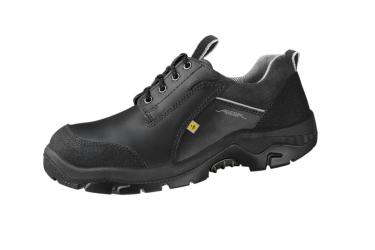 ESD Black Smootyh Leather Safety Shoes SRC Slip 32256