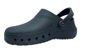 Freewalk Navy Antistatic EPA Washable Clog Closed Heel 