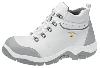 ESD White Microfibre Lace up Safety Boots Shock Absorbing PU Sole 32172