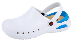 White Washable Clogs