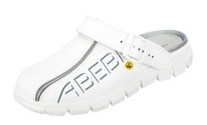 White and Grey ESD Pattern Clogs
