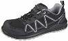 Black & silver composite safety toe cap lace up trainer M989a
