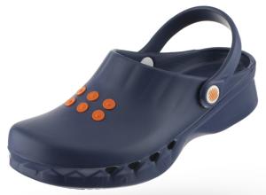 DARK BLUE WASHABLE NURSING CLOGS