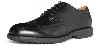 Indiana Black Leather Slip Resistant Sole Anti-static Manager Shoe