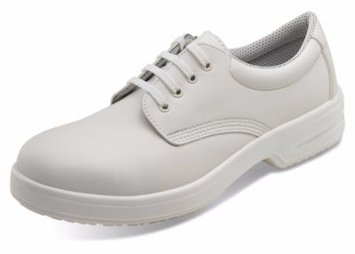 White Microtech safety lace up nursing shoes slip safe