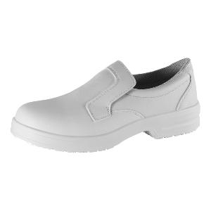 White Slip-On Nursing Shoes