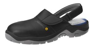 ESD Black Microfibre Safety Clogs with removable insole 32125