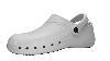 Freewalk White Antistatic EPA Washable Clog Closed Heel 