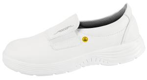ESD White Microfibfre Slip on SAFETY Shoe SRC 7131028